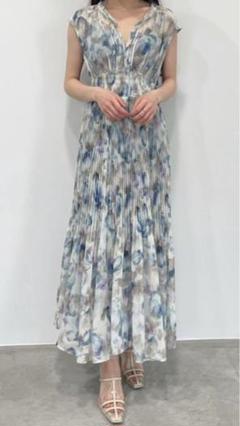 COCO DEAL 水彩花プリーツワンピース COCO DEAL - ココディール 水彩花プリーツワンピースの通販 by