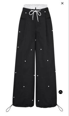 andwang Pearl dot nylon pants パール　パンツ Pearl dot nylon pants