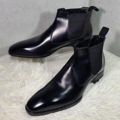 24.5cm【REGAL】リーガル　15JR　サイドゴアブーツ　ブラック
