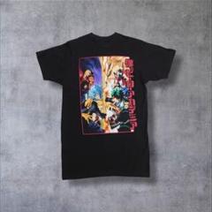 海外規格僕のヒーローアカデミアプリント半袖Tシャツ古着ブラックK35