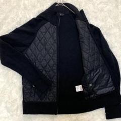 【BURBERRY BLACKLABEL】ジップアップニット ドライバーズニット 2025年最新】バーバリーブラックレーベル ジップアップニットの