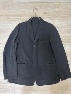 美品　コモリ　24ss ウール ジャケット サイズ2 チャコール COMOLI コモリ 24SS Z01-01003 レザー ワーク ジャケット