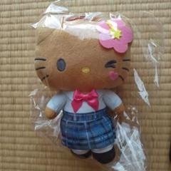 日焼けキティ ぬいぐるみ ビッグポーチ　平成　レトロ　ギャル　即完売品　しまむら