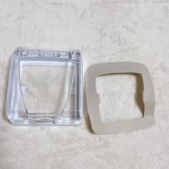 ⭐︎浴室クリアコンセントカバー　プラスチック耐候性カバースイッチソケット