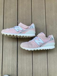 new balance キッズ　スニーカー　シューズ　ピンク　17.5cm