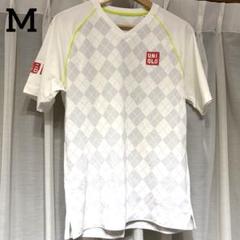 希少！UNIQLO 錦織ホワイト レッド ジャージM 大幅値下げ‼️）希少！UNIQLO 錦織ホワイト レッド ジャージM