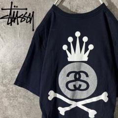 [大人気]　ステューシー　Tシャツ　プリント◎　SSリンク　クラウン　存在感◎