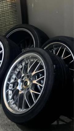 WEDS ERM 18インチ9j？114.3 リバレルベース深リム