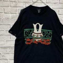USA製90sヴィンテージTシャツ！シングルステッチ　ブラック半袖古着XL25
