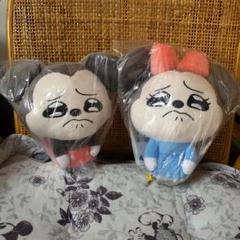 ミッキー＆ミニー うるぷく ぬいぐるみ (うるうる) 2種セット