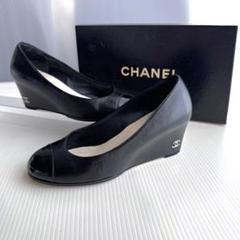 ⭐︎人気　CHANEL  ヒール　ブラック　22cm 2025年最新】CHANEL靴22の人気アイテム - メルカリ