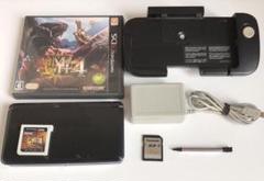 完動品 3DS コスモブラック 本体 付属品完備 拡張スライドパッド モンハン