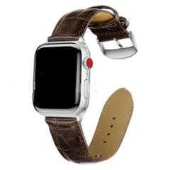 Apple watch バンド ❁︎ クロコ型押し ダークブラウン 38〜41