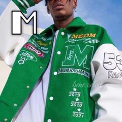 M.E.D.M スタジャン グリーン/ホワイト M.E.D.M スタジャン グリーン/ホワイト