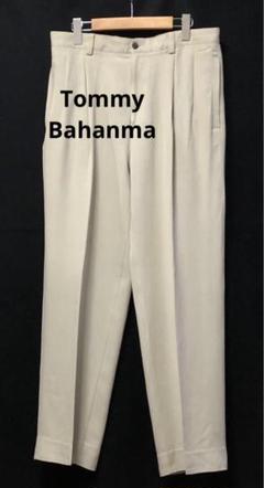 90s  Bahanma RELAX 2タック シルク スラックス 90s Tommy Bahanma RELAX 2タック シルク スラックス - メルカリ