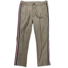 モンクレール PANTALONE ジョガーパンツ トリコロール L相当 ベージュ