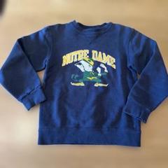 チャンピオン　90s ビンテージ　ノートルダム大学 トレーナー ネイビー