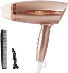 【新品】ヘアドライヤー 1200W マイナスイオン 折り畳み式