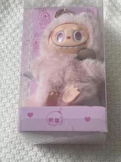 Zimomo ジモモ　ピンク　LABUB ふわふわぬいぐるみ　ホワイト羽 海外限定LABUBU ZIMOMOラブブ ぬいぐるみ ふわふわ ピンク