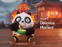 カンフーパンダフィギュア(ブロンズ)之阿宝美食家