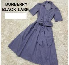 BURBERRY BLACK LABEL 膝丈ワンピース　ブラック BURBERRY BLACK LABEL 膝丈ワンピースブラック