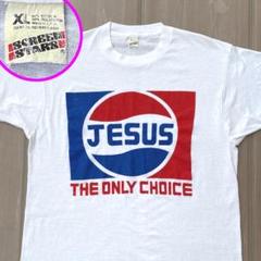 【80年代USA製】ジーザス PEPSI パロディ Ｔシャツ ビンテージ