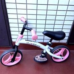 【新品未使用】ゴーバイクデュオ プロテクター付き ピンク ゴーバイクデュオ☆グロッバー☆ピンク☆キックバイク