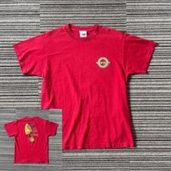 Wrangler プリントTシャツ vintage US古着 レッド Mサイズ
