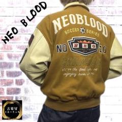 【未使用級】DEISEL スタジャン 袖切替 ゴートレザー 本革 ワッペン S位 ヴィンテージ スタジャン 袖レザー 刺繍 ワッペン ロゴ USA製