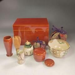 イ856 茶箱『伝統工芸飛騨春慶塗 茶箱一式』茶道具 野点 - メルカリ