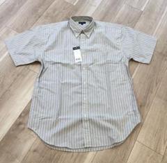 【新品￼】90s オールドユニクロ￼ ボタンダウン半袖シャツ￼ L 紺タグ