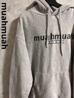 muahmuah カジュアル フード付き　パーカー グレー