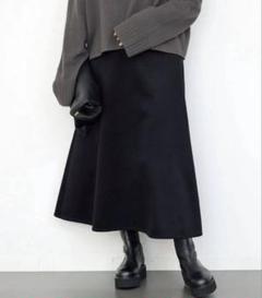 Deuxieme Classe Newstandard フレアースカート　黒 Deuxieme Classe スカート *New Jersey Flare : ZOZOTOWN Yahoo