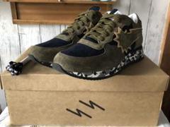 URBAN SUN スニーカーKHAKIxDENIM CAMO