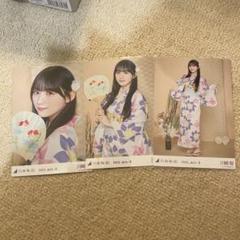 乃木坂46 生写真　浴衣　2025 3種コンプ 川﨑桜