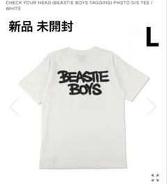 【希少L】CHECK YOUR HEAD PHOTO S/S TEE 白