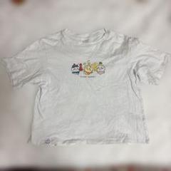 GU ちいかわ ハチワレ うさぎ Tシャツ 白 XS 150