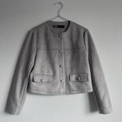 【大きめサイズ】ZARA BASIC セットアップ グレー ノーカラー40サイズ ZARAの人気大人セットアップを徹底解説！