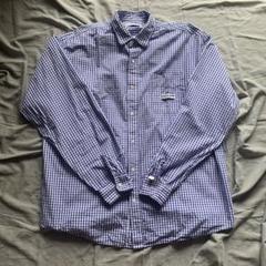 CAHLUMN Magazine Pocket Broad Shirt ブルーのサムネイル