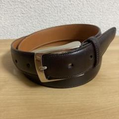 UNITED ARROWS - 【DK.BROWN】【80cm】レザー 無双ベルトの通販