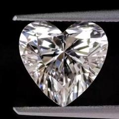 0.86ct モアッサイト ルース s1096 ハートシェイプ 鑑別書付き