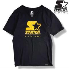 STARTER BLACK LABEL｜ゴールドロゴ ブラックTシャツL 黒のサムネイル