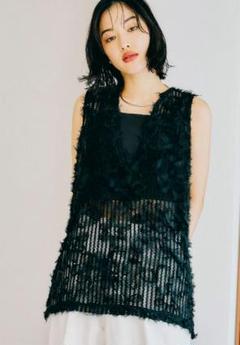 LEPSIM ベスト ジレ ギャザーWZIPベスト 292340 レディース