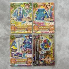アイカツ！ナイトドリーマーコーデ＋ヴィヴィッドパッチワークアクセ計4枚セット