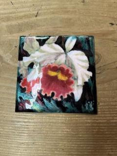 岡垣幸得 七宝焼 額絵 花風 岡垣幸得 七宝焼 額絵 花風 - メルカリ
