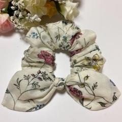 花柄リボンシュシュ☆