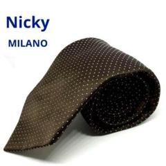 美品　nicky ネクタイ ネイビー 花柄 ドット　ハンドメイド 楽天市場】ニッキー（スーツ用ファッション小物｜バッグ・小物