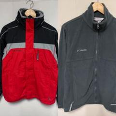 90's Columbia マウンテンパーカー フリースライナー付き