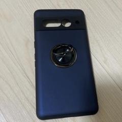 Google Pixel7 Pro ケース リング ブルー　青　耐衝撃