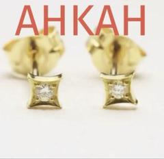 AHKAH ブリロピアス ヴィヴィアンクチュール K18 ピアス 18KYG